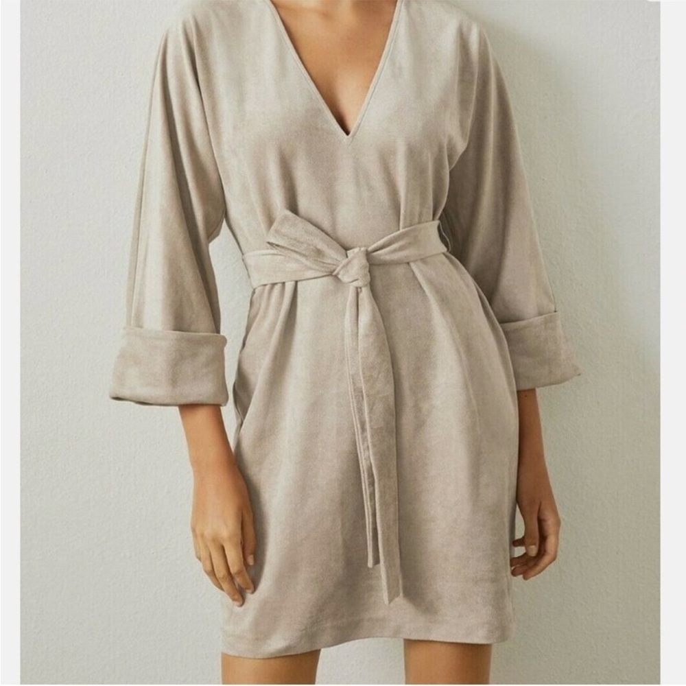 BCBGMaxAzria Faux Suede Mini Dress Women's
Sz XXS